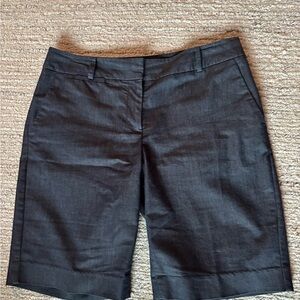 Talbots dark blue Bermuda Shorts Tailored Mid-Length